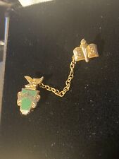 WJHS…1953 HIGH SCHOOL GOLD TONE STUDENT COUNCIL LAPEL  PIN picture