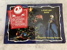 NIGHTMARE BEFORE CHRISTMAS POST CARD BOOK OF 30, MANY HAUNTING IMAGES picture