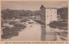 View of the old Redings Mill in Ozarks Outside JOPLIN Missouri Linen Photo PC picture