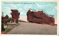 Mushroom Park Colorado, Balanced Rock and Steamboat Rock, Vintage Postcard picture