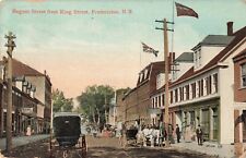 Regent Street from King Street Fredericton New Brunswick NB Canada c1910 PC picture