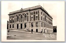 Butte Montana~Federal Building On A Slope~Quoins 2nd Story~c1950s RPPC picture