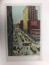 vintage 1920 second avenue and Alaska building Seattle Washington post card picture
