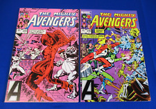 The Mighty Avengers 245 246 Marvel Comics Key Issue 1984 MN/M Condition picture