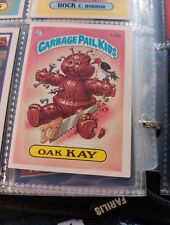 1986 Garbage Pail Kids 4th Series Oak Kay 125b RARE NAME CHANGE CL GUM CARD TWT picture