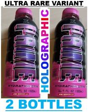 2 Pack ULTRA Rare PRIME X Holographic Pink Hunt for Hydration Bottles picture