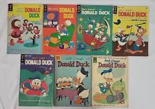 Vintage Lot Of 7 Walt Disney Donald Duck Comic Books 1960s 1970s Dell Gold Key picture