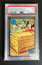 PSA 5 1947 Castell Bros DONALD GOOFY MICKEY #F1 Micky and the Beanstalk Disney picture