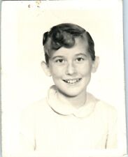 1959 Cape Cod Young Boy Freckles Portrait School Unique Vintage Photo picture