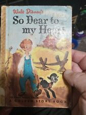 1950 Walt Disney- So Dear To My Heart / A Golden Story Book 128 Pages  HTF picture