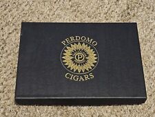 NEW SEALED Perdomo Cigars Brown Leather Humidor Case Cedar Lined with Box picture