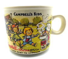 (2) Campbell's Kids Campbell's Soup Mugs 1994 Vintage - Westwood NICE/CLEAN picture