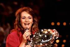 Nicole, ZDF music show The Hit Parade, stage, performance, s - 1985 Old Photo 1 picture