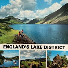 Postcard UK England's Lake District Cumberland Westmorland Lancashire Hinde VTG picture