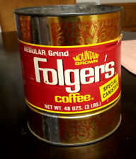 Vintage Folgers Coffee Tin picture
