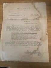 1945 Selective Service System Letter picture