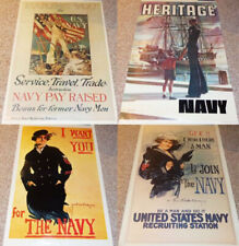 1973 US Navy Recruitment Posters Lot of 4 picture