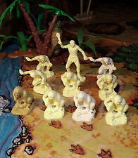 Marx 1950s-Post 1970s Cave Men Clearance Mix of Ten Figures picture