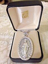 CREED NEW MIRACULOUS MEDAL NECKLACE Stainless Silver 24