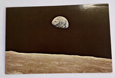 Vintage Postcard ~ Apollo 8 Earth Rise Iconic Image, NASA, Space, Astronaut picture