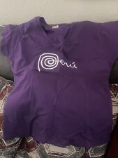 Peruvian - Peru - T-shirt- Purple Medium - New V Neck picture
