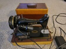 Singer Sewing Machine with Carrying Case Vintage S.S. AU 52-30-24 picture