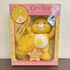 Vtg 2006 Care Bears Funshine Yellow Bubble Bath Lip Balm Loofah Gift Set In Box picture
