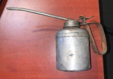 Vintage Screw Top Oiler Oil Can With Handle And Thumb Lever picture