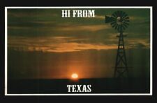 Postcard Beautiful Sunset In Texas Ranching Country picture