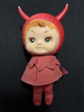 Vintage 1970 Kamar Little Devil Boy Plastic Figure Ornament Japan picture