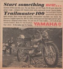 Yamaha Motorcycle - Fishing Dirt Mike Motorcross - 1967 Vintage Print Ad picture