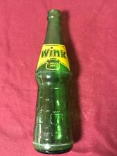Rare Vintage Wink Soda Pop Bottle MEXICO 1960'S picture