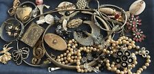 vintage junk drawer Jewelry Lot Funky Stuff A62 picture