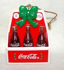 1990 Coca Cola Six Pack of Bottles Christmas Ornament - EUC picture