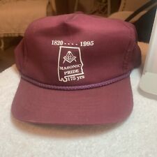 Mason Masonic Trucker SnapBack Hat. Vintage Truckers Hat picture
