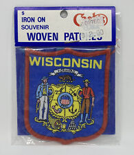 VTG CASH’S WISCONSIN Souvenir Iron On Patch NOS picture