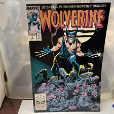Wolverine #1 (Marvel Comics November 1988) FIRST PATCH picture