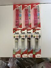 Pentel Energize X Medium Mechanical Pencils-Pink-The Breast Cancer-2pk-Lot Of 3 picture