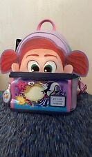 Loungefly Disney Pixar Moments Finding Nemo Darla Mini Backpack W/aquarium Scene picture