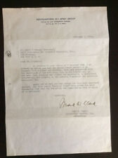 1945 Signed Document GENERAL MARK W CLARK on Hqtrs 15th Army Group Letterhead picture