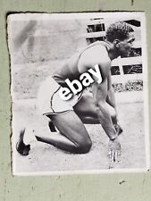 Rare AFRICAN AMERICAN 1936 OLYMPIC ATHLETE RALPH METCALFE  original photo picture