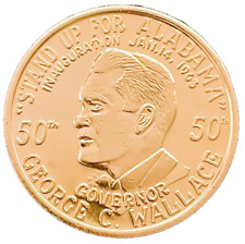 Vintage Token THE ARMS OF ALABAMA Governor George Wallace Collectible Coin picture
