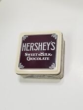 HERSHEY'S 1990 SWEET MILK CHOCOLATE 1912 VINTAGE EDITION #1 TIN BOX-EMPTY picture