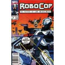 Robocop #8 Newsstand  - 1990 series Marvel comics NM minus [q^ picture