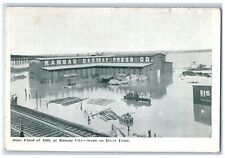 Kansas City Missouri RPPC Photo Postcard June Flood 1908 City Express Co. 1908 picture