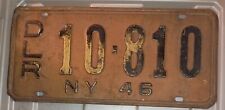 1946 New York Dealer License Plate picture