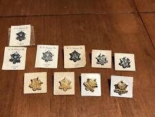Vtg Lot 10 ATA American Trucking Association No Accident Safe Driving Pin 1-14yr picture
