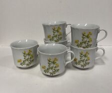 Set Of 6 Yorktown The Toscany Collection Fine China Japan Coffee/Tea Cups 8 oz picture