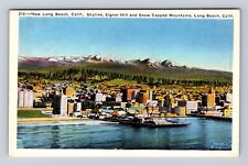 Long Beach CA-California, New Long Beach, Signal Hill, Antique Vintage Postcard picture