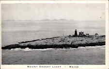 Mount Desert Rock Maine ME Lighthouse 1950s-60s  Postcard picture
